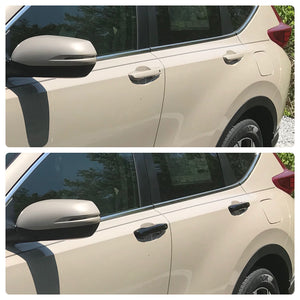 Trim Illusion - Gloss Black Patented Snap-on W/Tape Patented Door Handle Cover 17-22 Honda CR-V No Smart Key 8 PCS