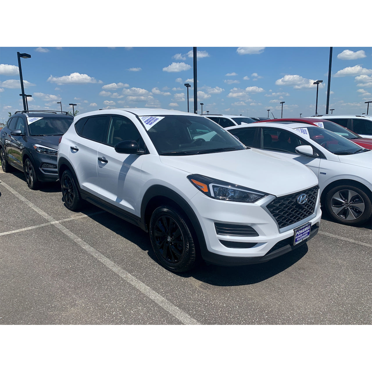 Trim Illusion - Gloss Black Patented Snap-on W/Tape Patented Door Handle Cover 16-21 Hyundai Tucson W/ or W/O Smart Key 10 PCS