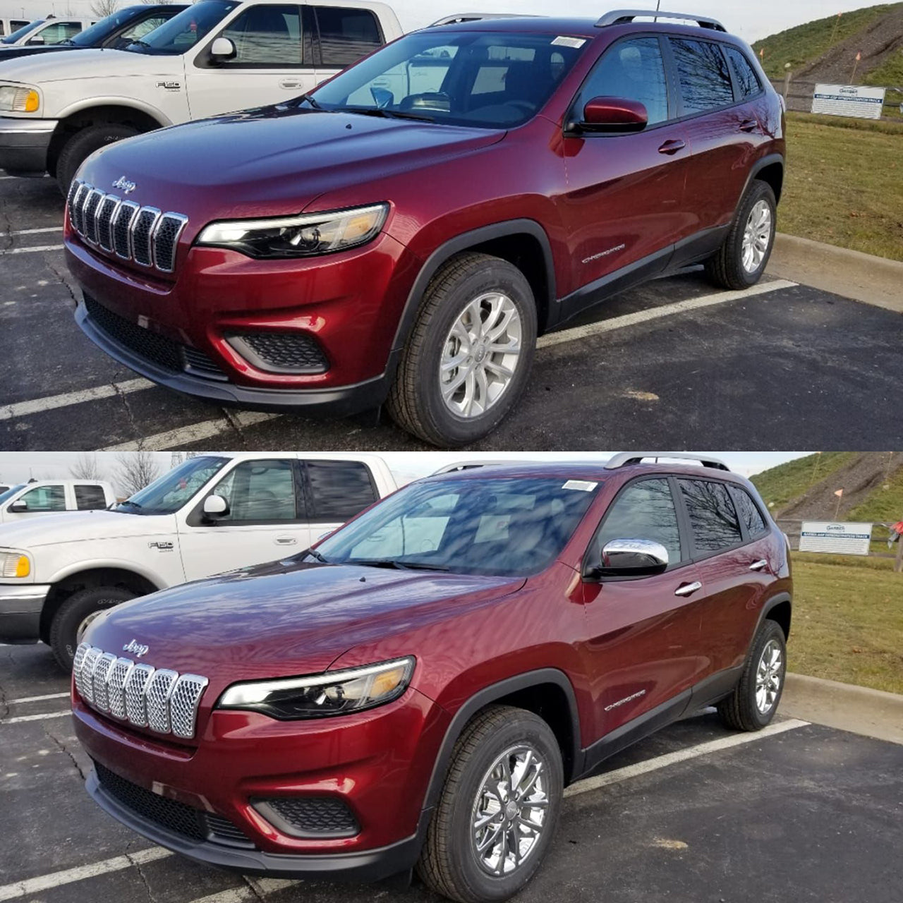 Trim Illusion - 14-23 Jeep Cherokee, 14-16 Dodge Dart, 15-17 Chrysler 200 W/ or W/O Smart Key 10 PCS