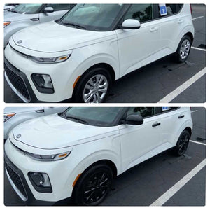 Trim Illusion - Gloss Black Patented Snap-on W/Tape Patented Door Handle Cover 20-23 Kia Soul/Soul EV W/ or W/O Smart Key 5 PCS
