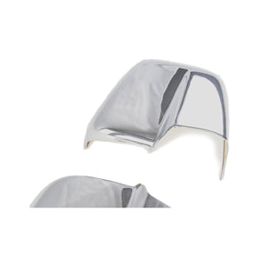 Trim Illusion - No Turn Signal Full Chrome Tape-on Mirror Cover 09-10 Dodge Ram 1500, 11-18 Ram 1500, 19-23 Ram 1500 Classic 2 PCS