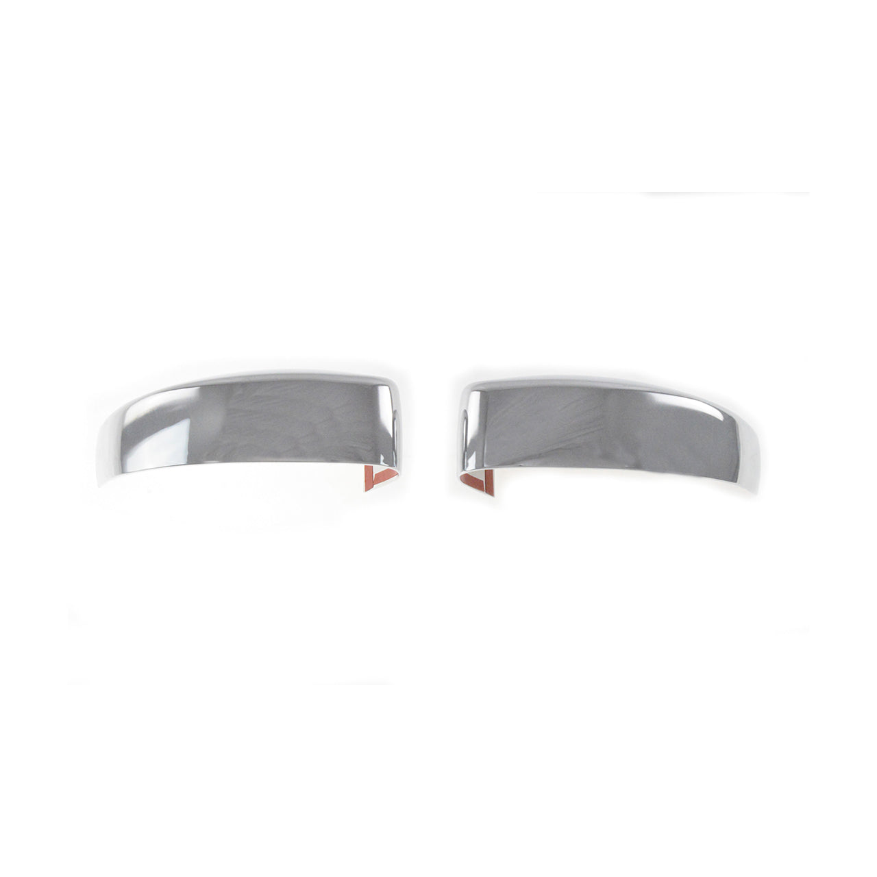 Trim Illusion - No Turn Signal Top Chrome Tape-on Mirror Cover 12-18 Ford Focus, 13-16 Ford Escape, 13-18 Ford C-Max 2 PCS