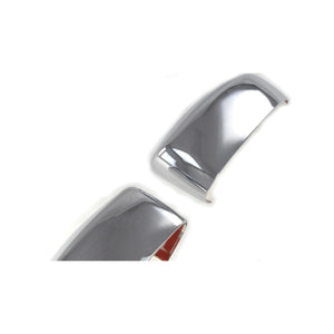 Trim Illusion - No Turn Signal Top Chrome Tape-on Mirror Cover 12-18 Ford Focus, 13-16 Ford Escape, 13-18 Ford C-Max 2 PCS