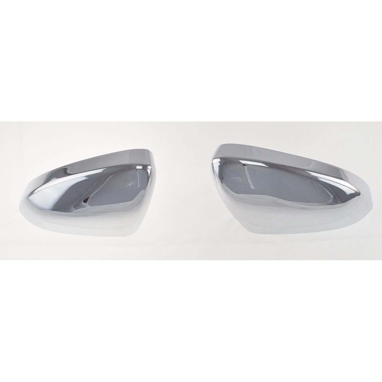 Trim Illusion - No Turn Signal Top Chrome Tape-on Mirror Cover 13-20 Ford Fusion 2 PCS
