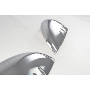 Trim Illusion - With Turn Signal Top Chrome Tape-on Mirror Cover 11-19 Ford Fiesta 2 PCS