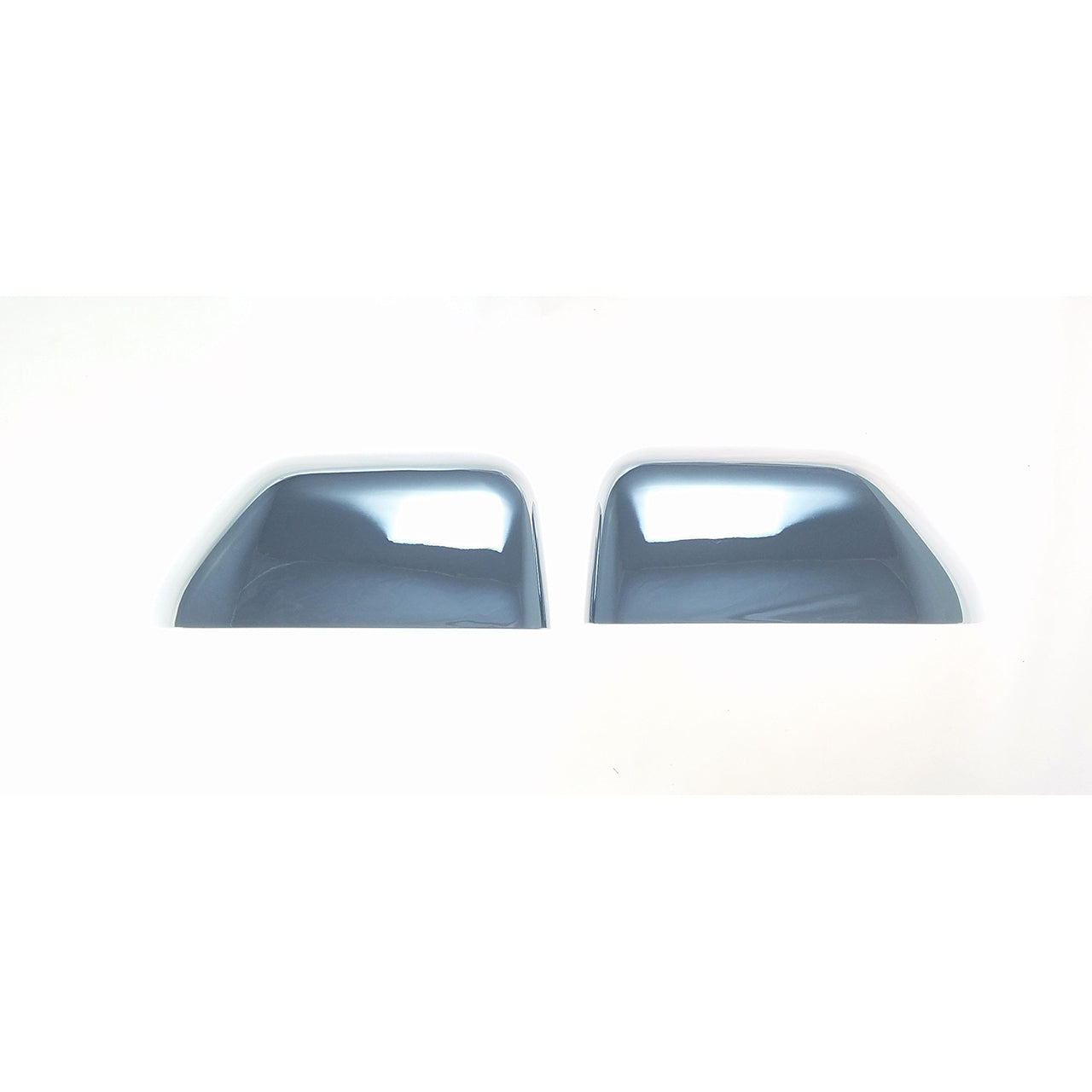 Trim Illusion - Top Chrome Tape-on Mirror Cover 17-24 Ford F-250 Super Duty/F-350 Super Duty 2 PCS