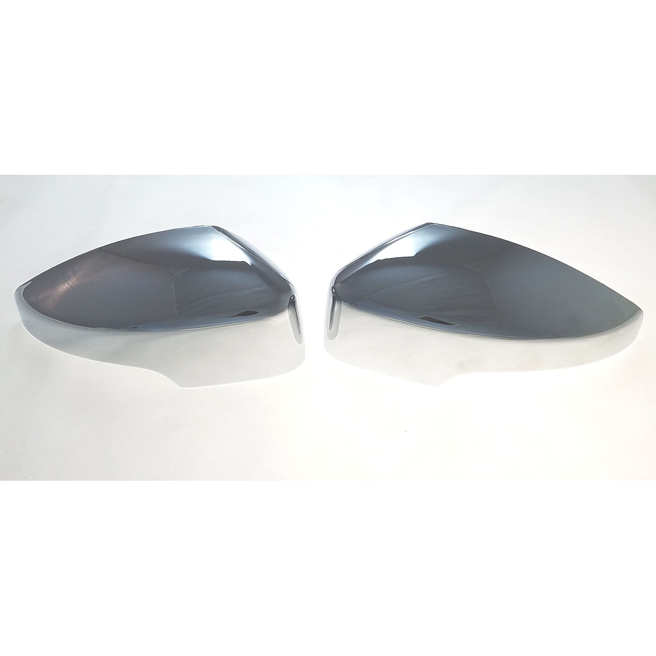 Trim Illusion - With Turn Signal Top Chrome Tape-on Mirror Cover 17-19 Ford Escape 2 PCS