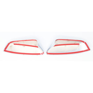 Trim Illusion - Top Chrome Tape-on Mirror Cover 16-19 Ford Explorer 2 PCS