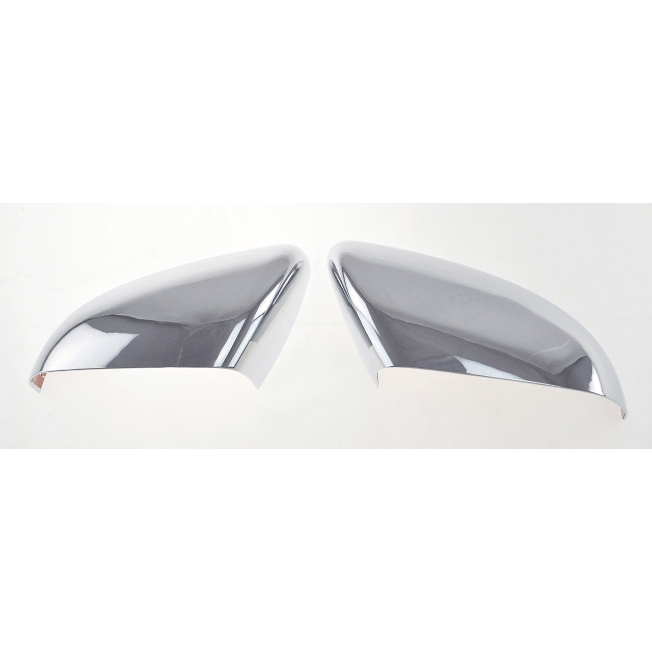 Trim Illusion - No Turn Signal Top Chrome Tape-on Mirror Cover 15-24 Ford Edge 2 PCS