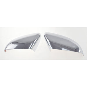 Trim Illusion - No Turn Signal Top Chrome Tape-on Mirror Cover 15-24 Ford Edge 2 PCS