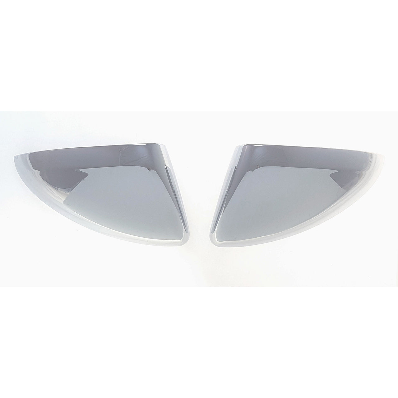 Trim Illusion - W/ or W/O Turn Signal Top Chrome Tape-on Mirror Cover 16-19 Chevrolet Cruze 2 PCS