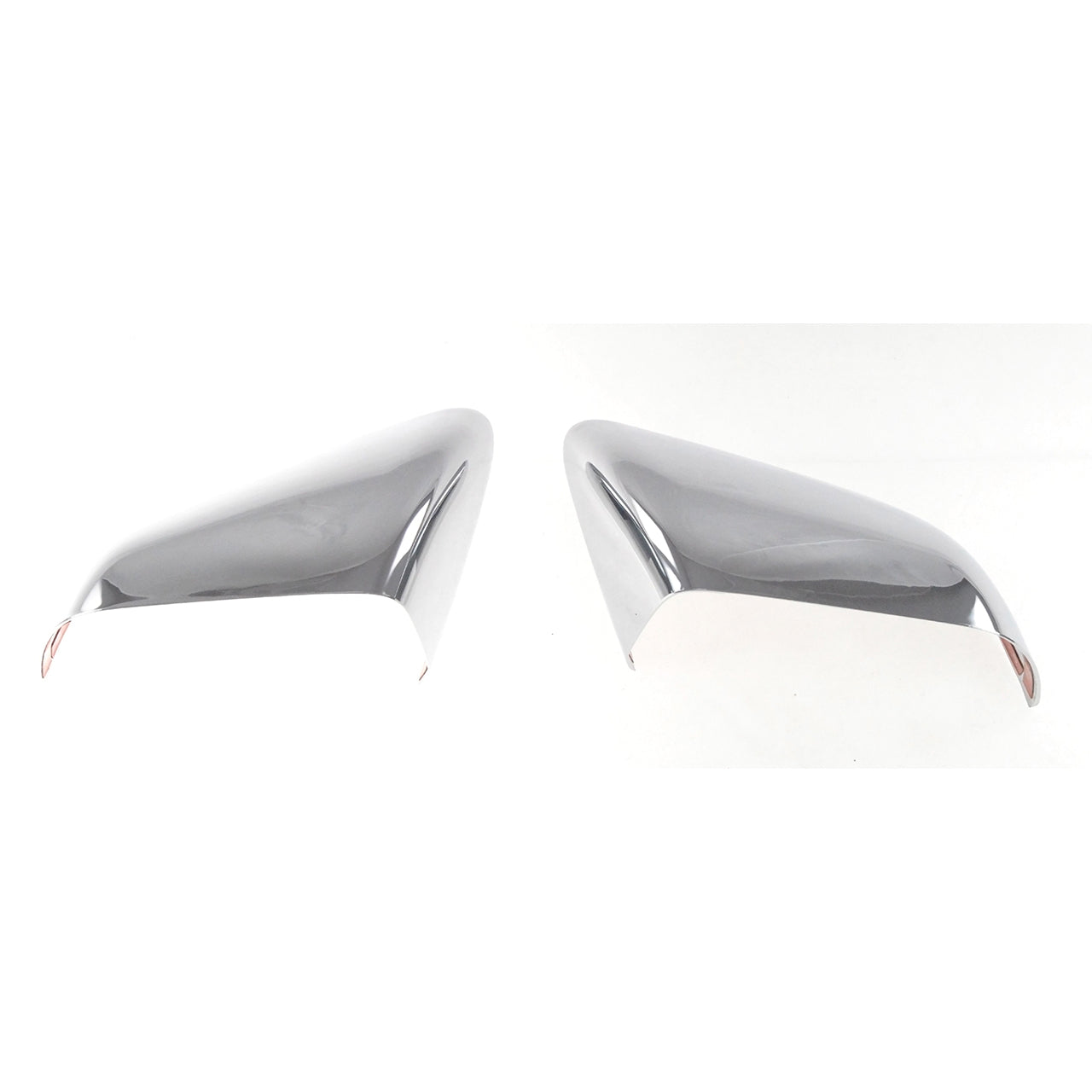 Trim Illusion - With Turn Signal Top Chrome Tape-on Mirror Cover 15-24 Ford Mustang 2 PCS