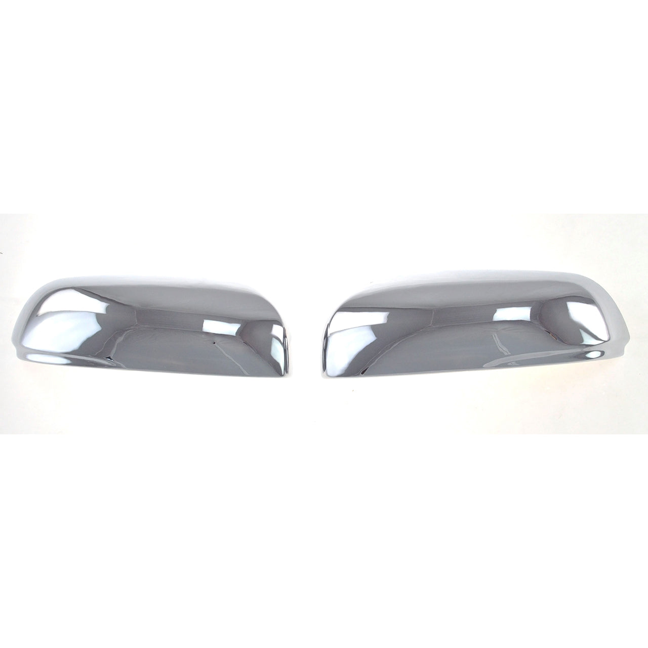 Trim Illusion - No Turn Signal Top Chrome Tape-on Mirror Cover 16-22 Honda Pilot, 17-24 Honda Ridgeline, 19-24 Honda Passport 2 PCS