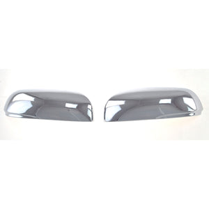 Trim Illusion - No Turn Signal Top Chrome Tape-on Mirror Cover 16-22 Honda Pilot, 17-24 Honda Ridgeline, 19-24 Honda Passport 2 PCS