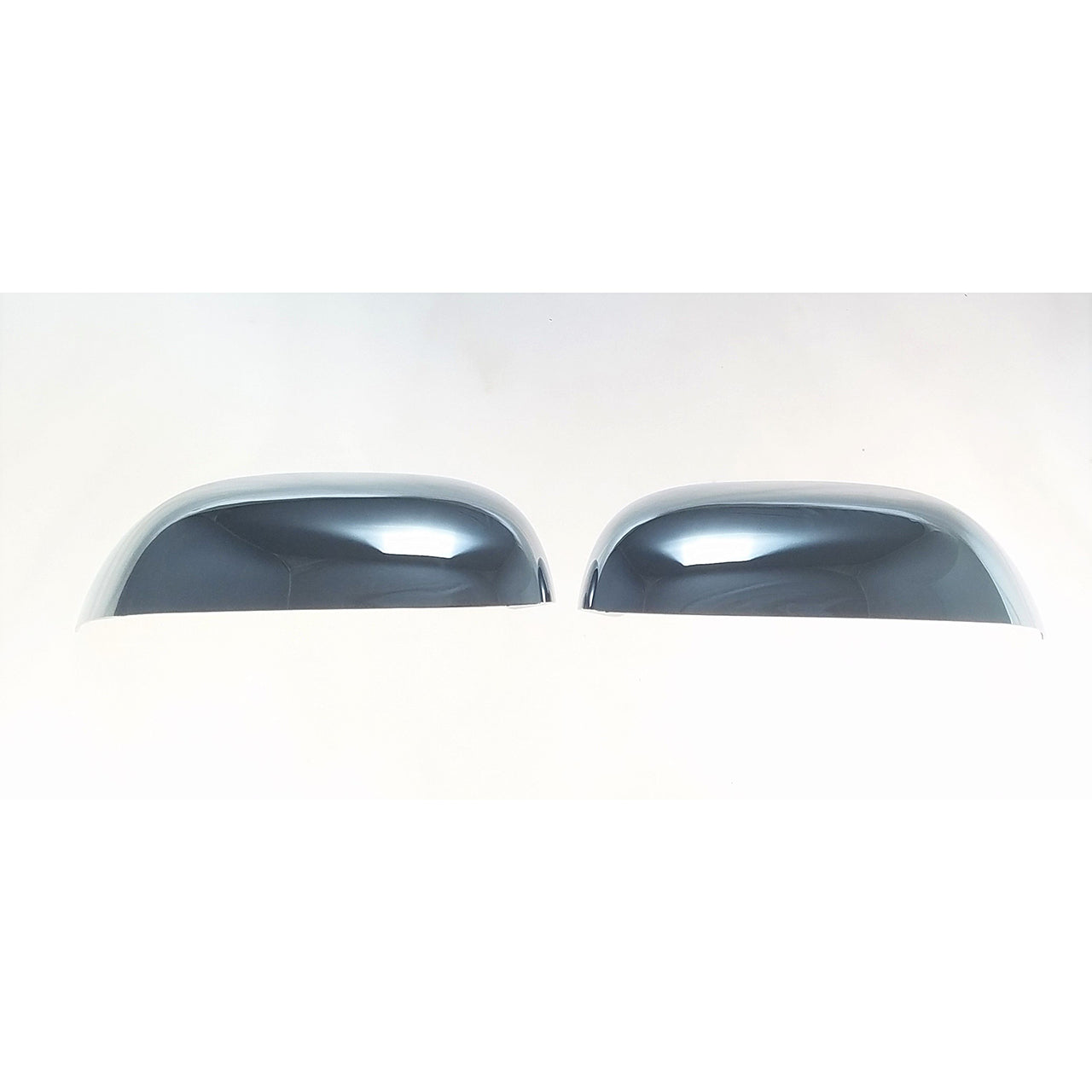 Trim Illusion - No Turn Signal Top Chrome Tape-on Mirror Cover 14-19 Kia Soul 2 PCS