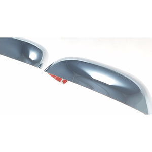 Trim Illusion - No Turn Signal Top Chrome Tape-on Mirror Cover 14-19 Kia Soul 2 PCS