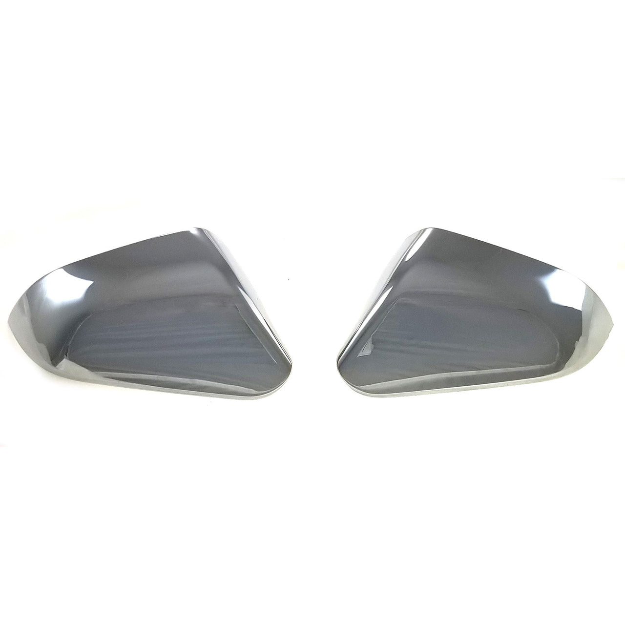 Trim Illusion - No Turn Signal Top Chrome Tape-on Mirror Cover 15-19 Hyundai Sonata 2 PCS