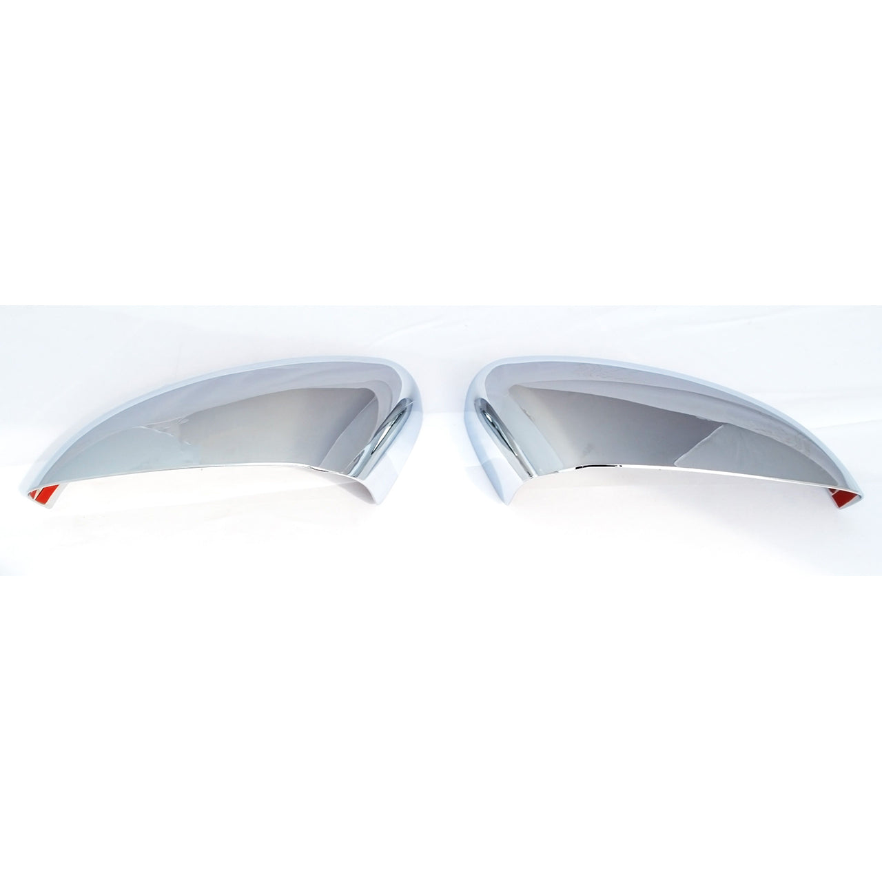 Trim Illusion - No Turn Signal Top Chrome Tape-on Mirror Cover 18-24 Honda Accord 2 PCS