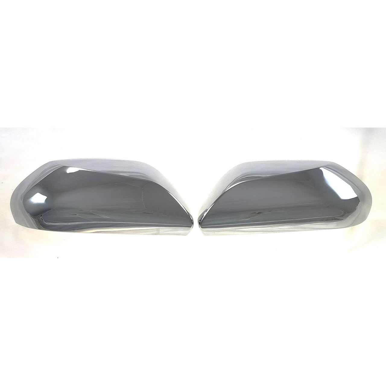 Trim Illusion - No Turn Signal Top Chrome Tape-on Mirror Cover 17-23 Toyota Prius, 18-23 Toyota Camry, 19-22 Toyota Avalon 2 PCS