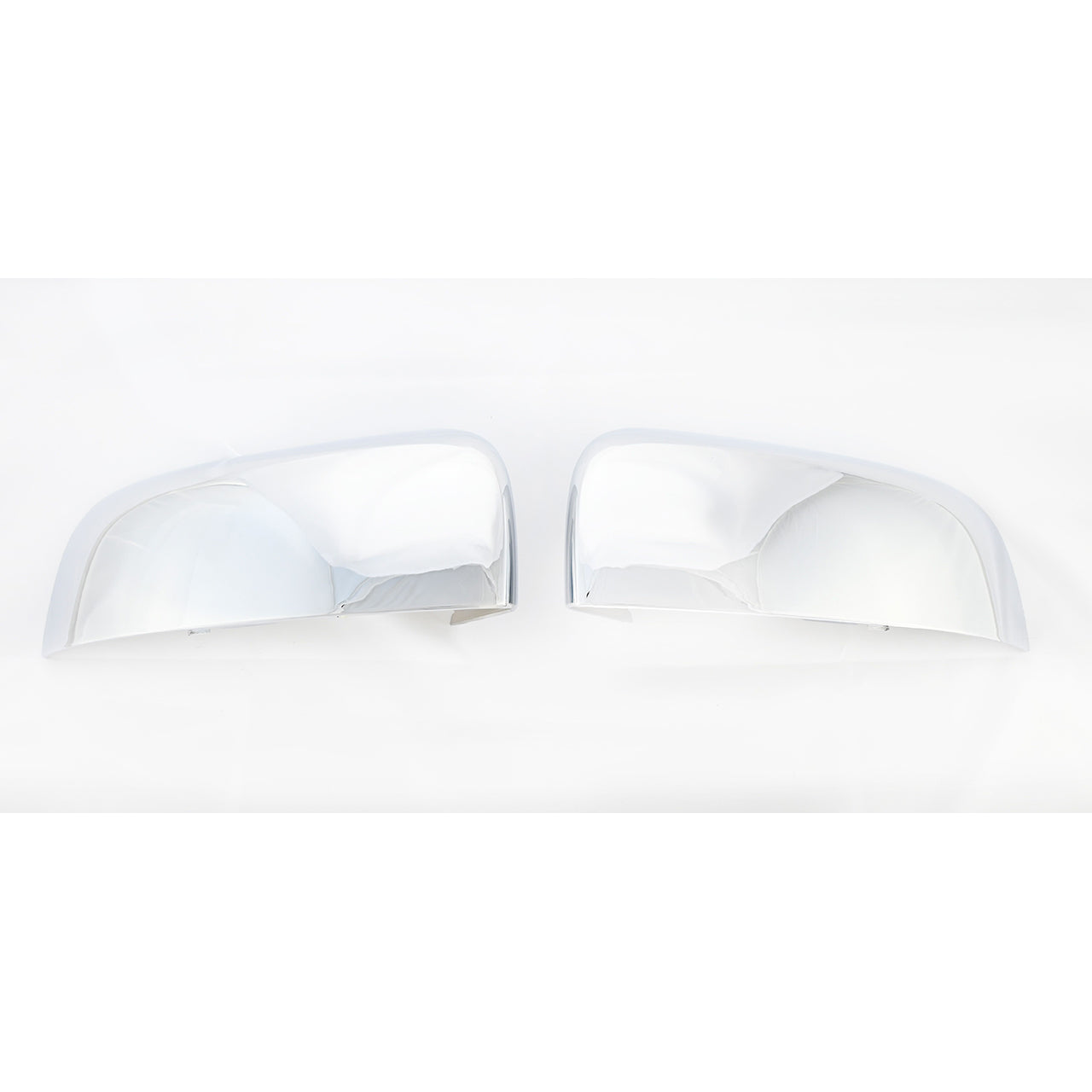 Trim Illusion - No Turn Signal Top Chrome Replacement Mirror Cover 19-24 Ford Ranger 2 PCS