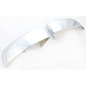 Trim Illusion - No Turn Signal Top Chrome Replacement Mirror Cover 19-24 Ford Ranger 2 PCS