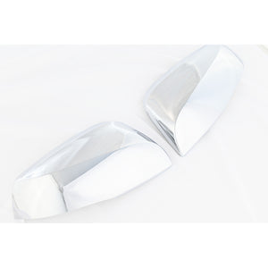 Trim Illusion - With Turn Signal Top Chrome Replacement Mirror Cover 16-23 Toyota Tacoma 2 PCS