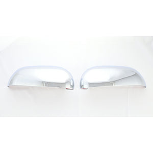 Trim Illusion - No Turn Signal Top Chrome Tape-on Mirror Cover 20-23 Kia Soul/Soul EV 2 PCS