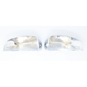 Trim Illusion - Top Chrome Replacement Mirror Cover 14-23 Jeep Cherokee, 17-23 Jeep Compass 2 PCS