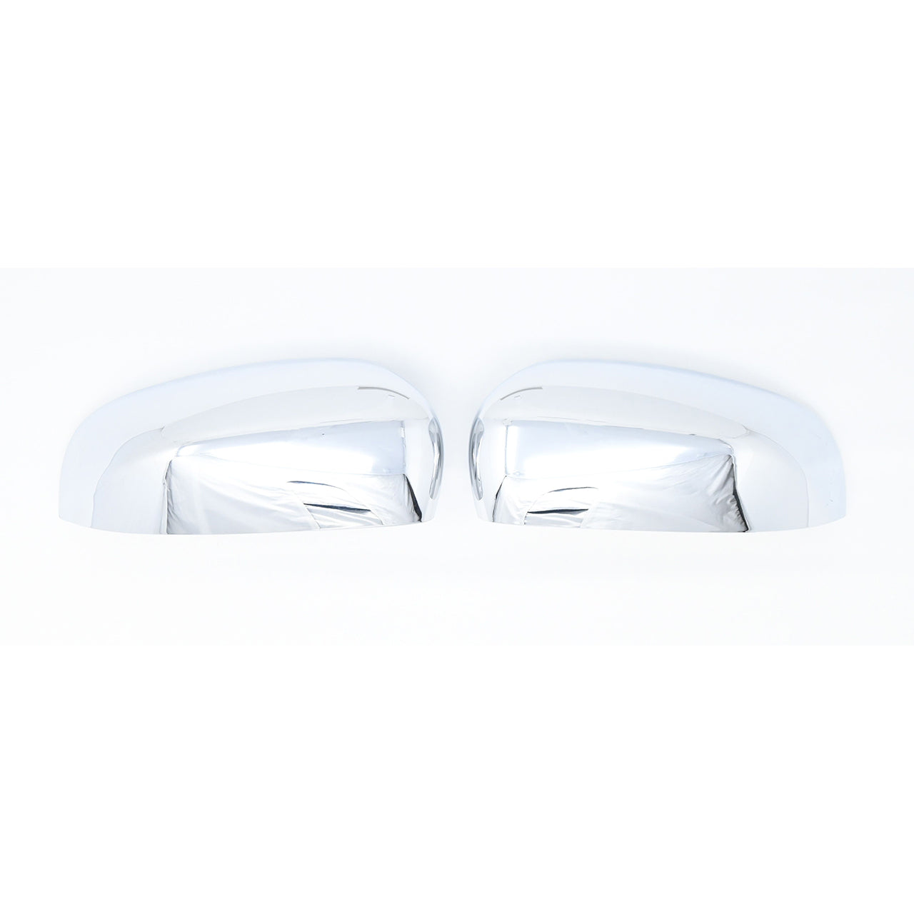 Trim Illusion - Top Chrome Replacement Mirror Cover 14-23 Jeep Cherokee, 17-23 Jeep Compass 2 PCS