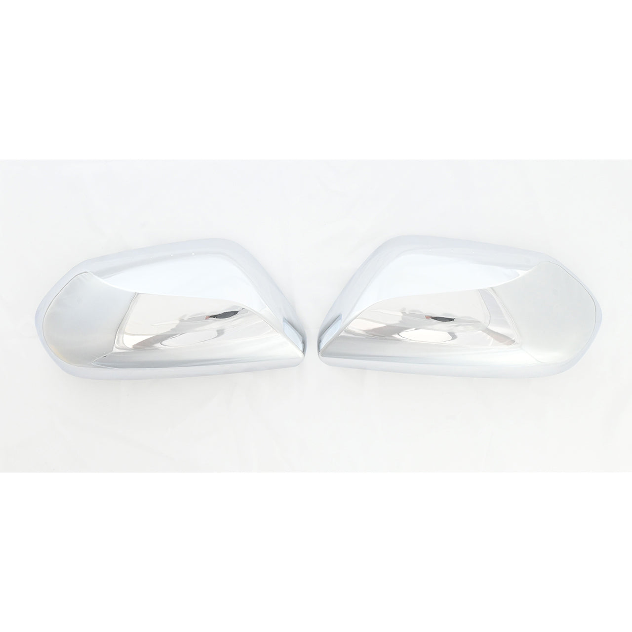 Trim Illusion - No Turn Signal Top Chrome Replacement Mirror Cover 17-22 Toyota Prius, 19-23 Toyota Camry 2 PCS