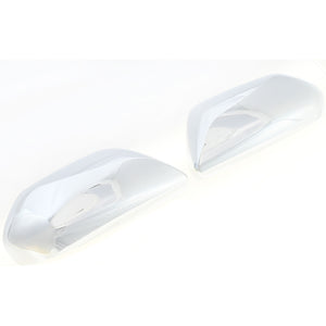 Trim Illusion - No Turn Signal Top Chrome Replacement Mirror Cover 17-22 Toyota Prius, 19-23 Toyota Camry 2 PCS