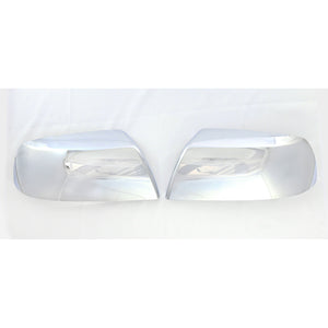 Trim Illusion - Top Chrome Replacement Mirror Cover 07-20 Toyota Sequoia, 07-21 Toyota Tundra 2 PCS