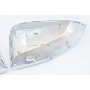 Trim Illusion - With Turn Signal Full Chrome Replacement Mirror Cover 20-24 Toyota Highlander, 22-24 Toyota Corolla Cross 2 PCS