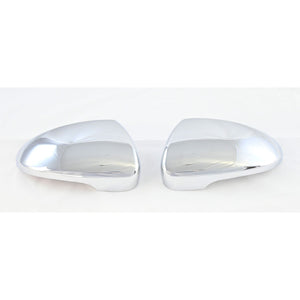 Trim Illusion -  With Turn Signal Top Chrome Tape-on Mirror Cover 16-20 Hyundai Tucson 2 PCS