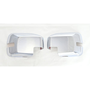 Trim Illusion - With Turn Signal Full Chrome Tape-on Mirror Cover 21-24 Ford Bronco With or W/O Camera 2 PCS