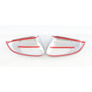 Trim Illusion - No Turn Signal Top Chrome Tape-on Mirror Cover 21-24 Chevrolet Trailblazer 2 PCS