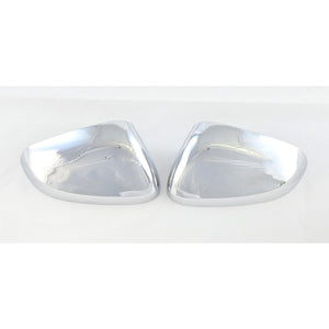 Trim Illusion - No Turn Signal Top Chrome Tape-on Mirror Cover 21-24 Chevrolet Trailblazer 2 PCS