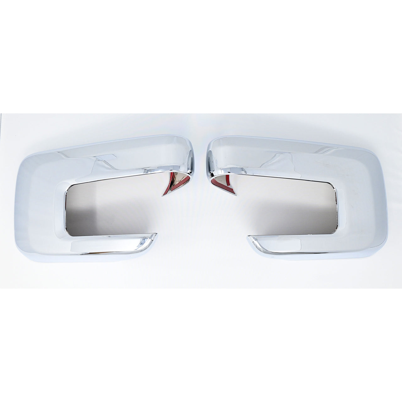 Trim Illusion - No Turn Signal Top Chrome Tape-on Mirror Cover 21-24 Ford F-150 2 PCS