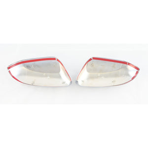 Trim Illusion - Top Chrome Tape-on Mirror Cover 18-23 Toyota Corolla Does not fit Hybrid 2 PCS
