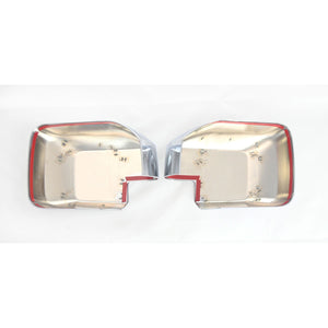 Trim Illusion -  No Turn Signal Full Chrome Tape-on Mirror Cover 21-24 Ford Bronco 2 PCS