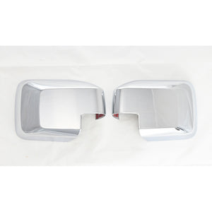 Trim Illusion -  No Turn Signal Full Chrome Tape-on Mirror Cover 21-24 Ford Bronco 2 PCS