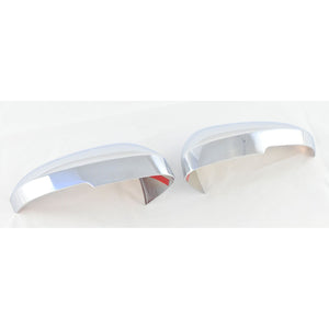 Trim Illusion - With Turn Signal Top Chrome Tape-on Mirror Cover 21-22 Nissan Rogue, 22-23 Mitsubishi Outlander/Outlander PHEV 2 PCS