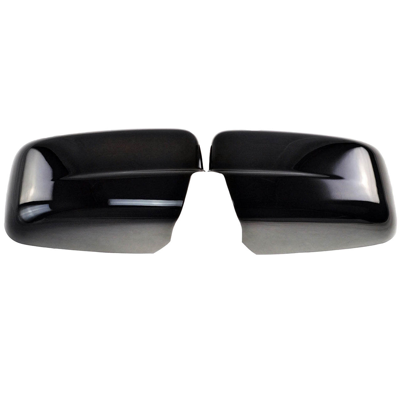 Trim Illusion - No Turn Signal Full Gloss Black Tape-on Mirror Cover 09-10 Dodge Ram 1500, 11-18 Ram 1500, 19-22 Ram 1500 Classic 2 PCS
