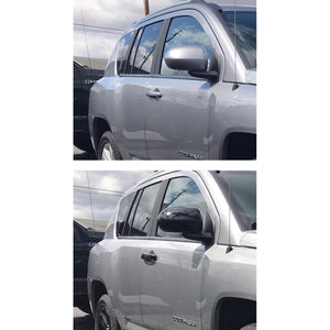 Trim Illusion - Full Gloss Black Tape-on Mirror Cover 07-17 Jeep Compass 2 PCS