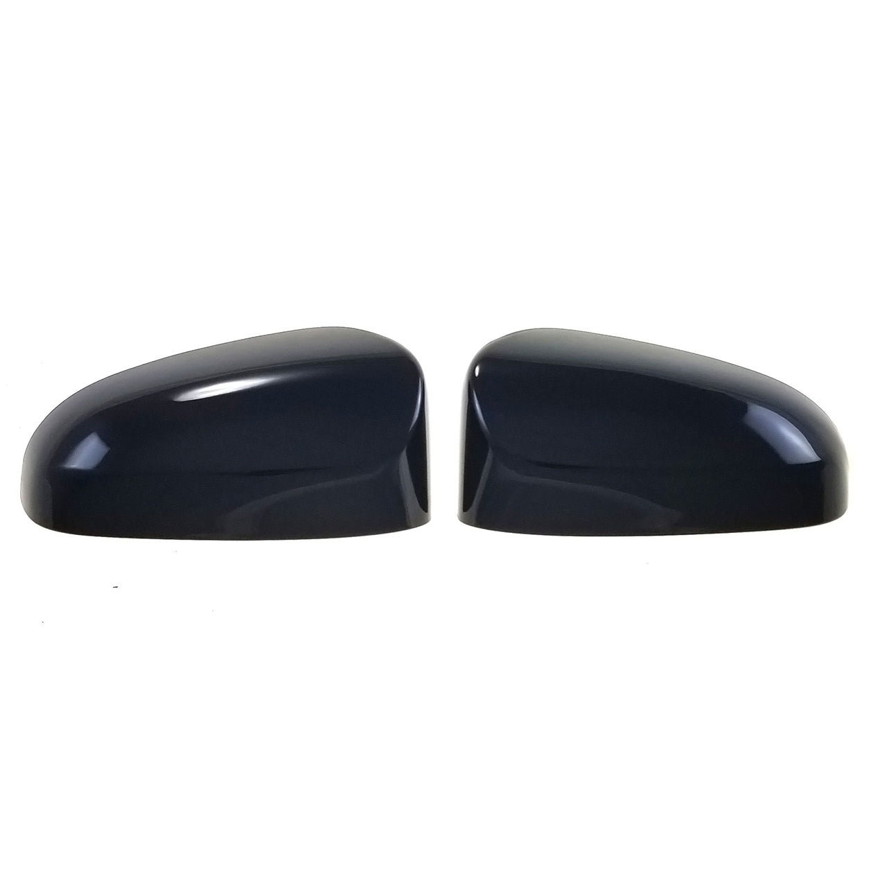 Trim Illusion -  No Turn Signal Top Gloss Black Tape-on Mirror Cover 12-17 Toyota Camry, 13-18 Toyota Yaris, 14-18 Toyota Corolla 2 PCS