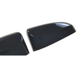 Trim Illusion -  No Turn Signal Top Gloss Black Tape-on Mirror Cover 12-17 Toyota Camry, 13-18 Toyota Yaris, 14-18 Toyota Corolla 2 PCS