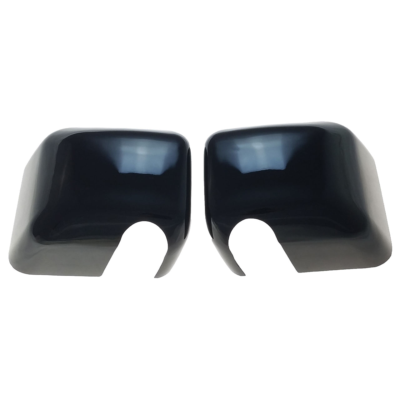 Trim Illusion - Full Gloss Black Tape-on Mirror Cover 07-18 Jeep Wrangler JK 2 PCS