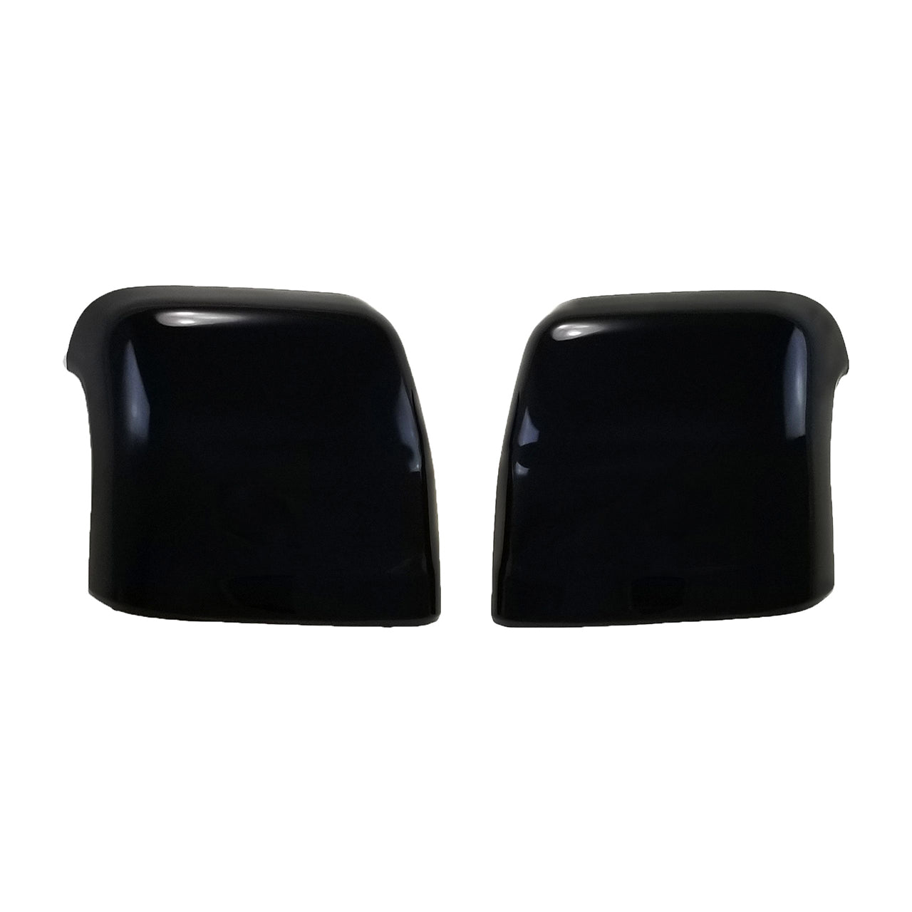 Trim Illusion - With Turn Signal Top Gloss Black Tape-on Mirror Cover 16-22 Nissan Titan XD Tow-style 2 PCS