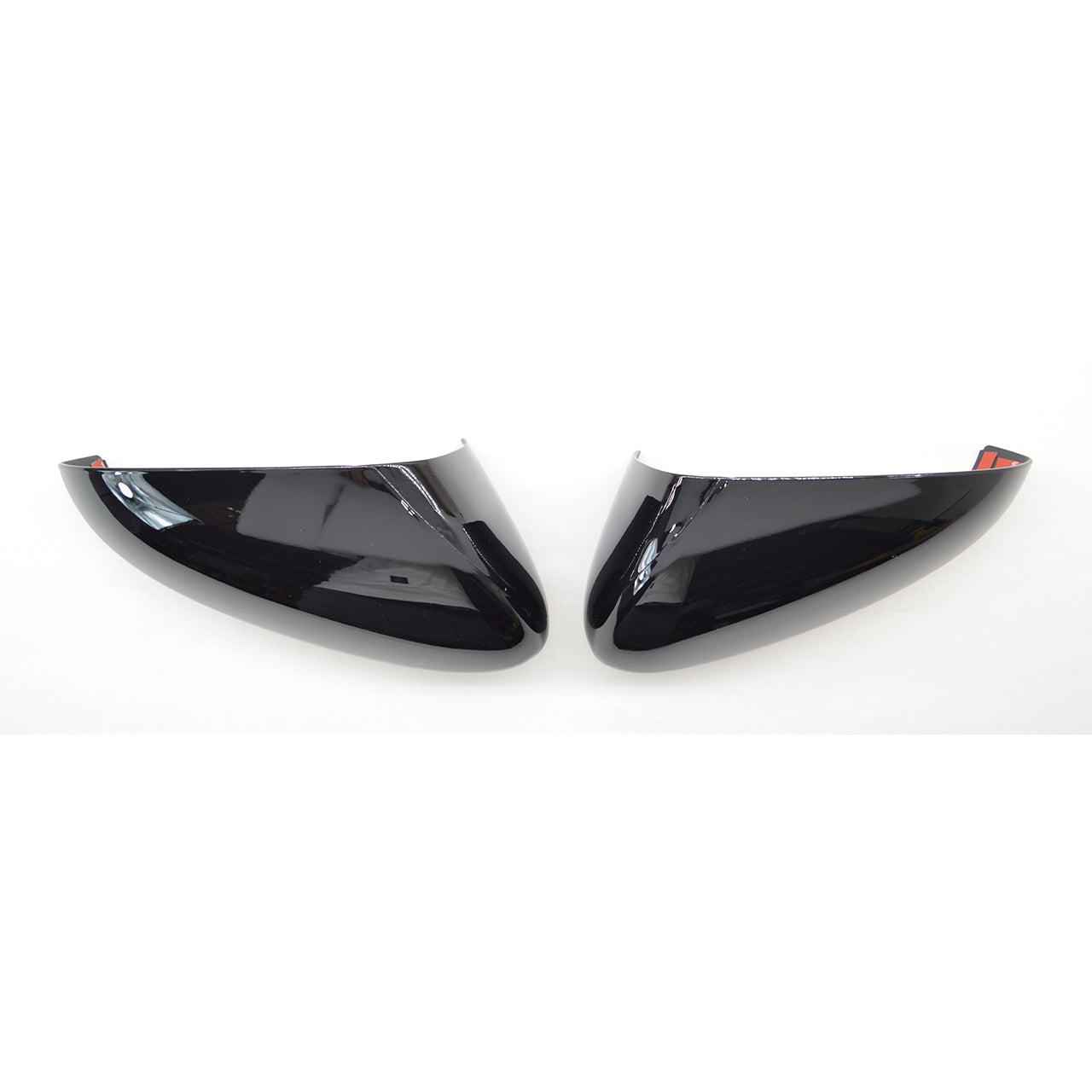 Trim Illusion -  No Turn Signal Top Gloss Black Tape-on Mirror Cover 13-20 Ford Fusion 2 PCS