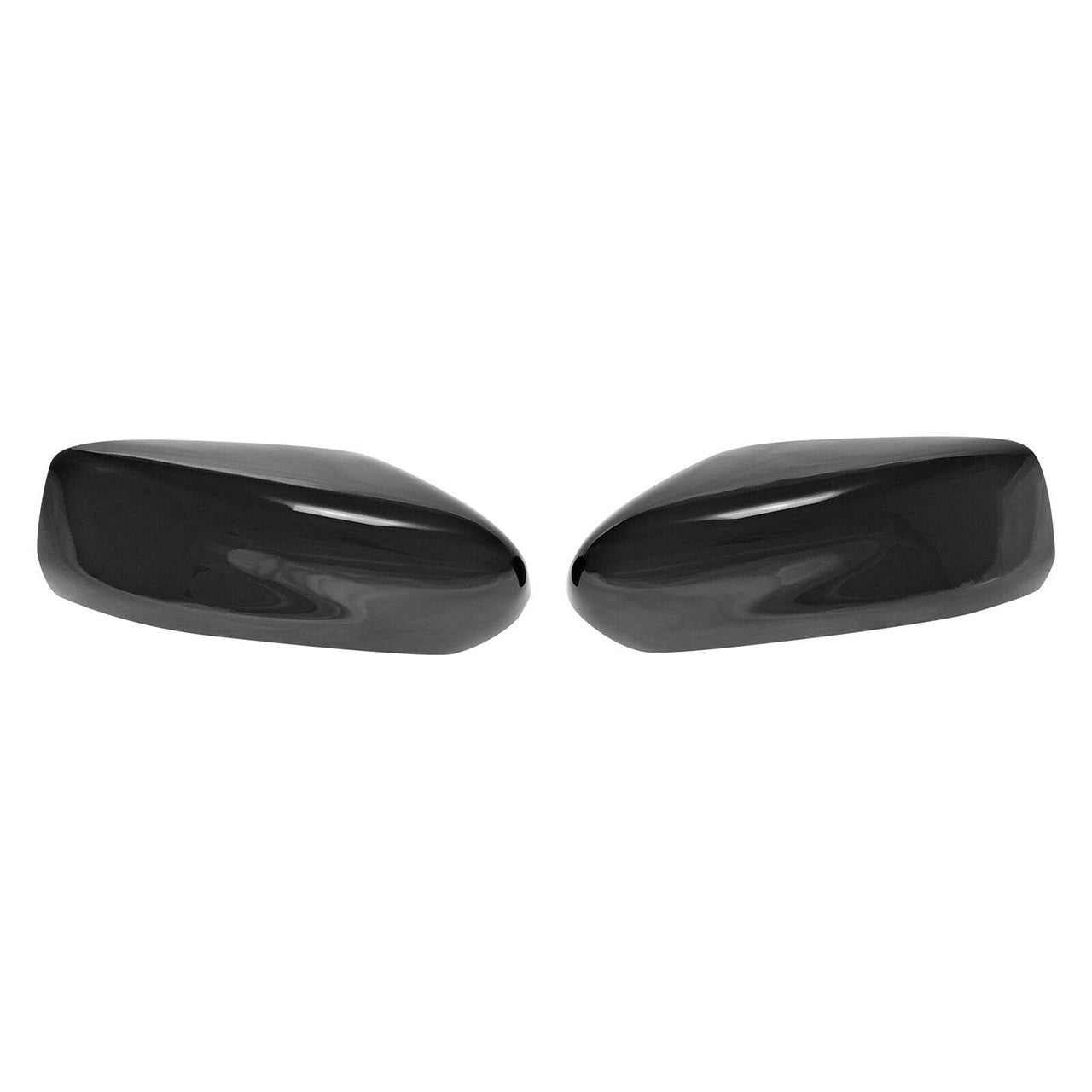 Trim Illusion - No Turn Signal Top Gloss Black Tape-on Mirror Cover 13-18 Nissan Altima 2 PCS